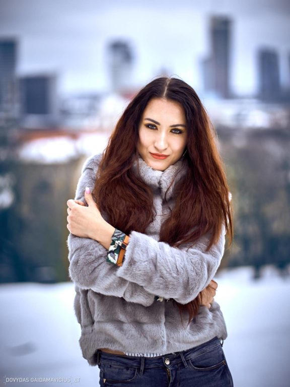 Asmeninė fotosesija: Žiema mieste Simona, Vilnius, Fotografas: Dovydas Gaidamavičius
