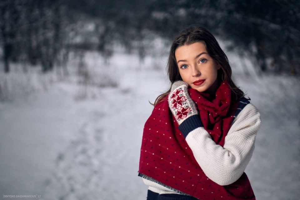 Asmeninė fotosesija: Žiema miške Dovilė Seikalytė, Vilnius Fotografas: Dovydas Gaidamavičius