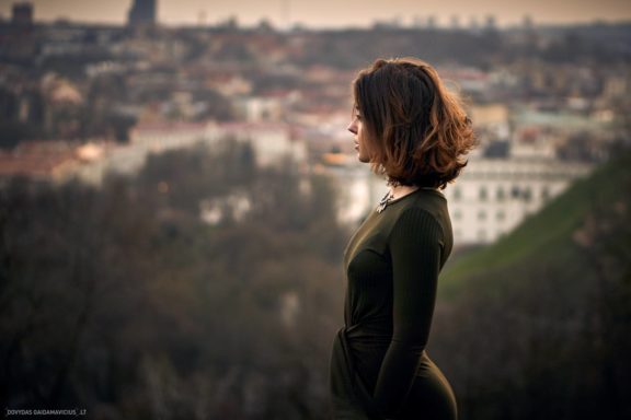 Asmeninė fotosesija: Vakaras mieste, Vilnius Dovilė Seikalytė Fotografas: Dovydas Gaidamavičius