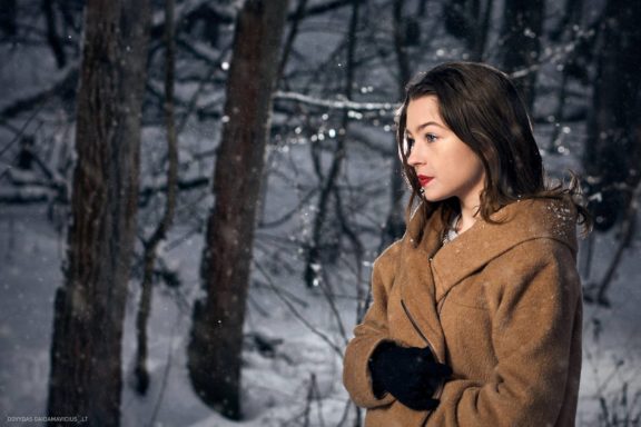 Asmeninė fotosesija: Žiema miške Dovilė Seikalytė, Vilnius Fotografas: Dovydas Gaidamavičius