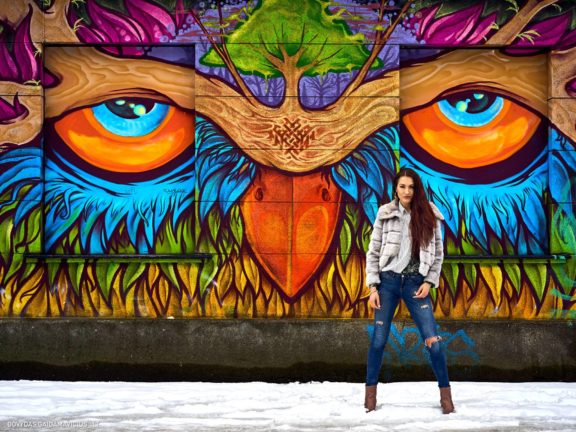Asmeninė fotosesija: Žiema mieste Simona, Vilnius, Fotografas: Dovydas Gaidamavičius