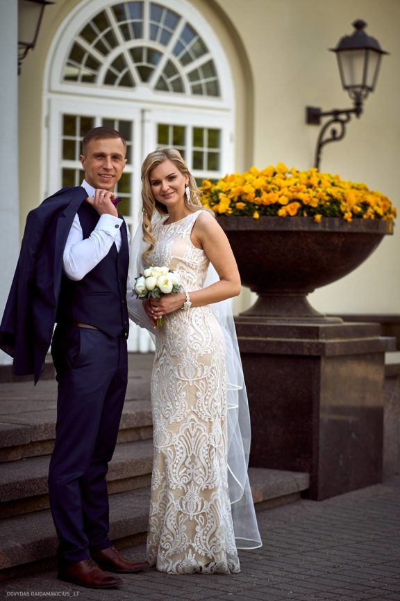 Romualda ir Artūras Vestuvės Vilniaus civilinė metrikacija, Prezidentūros kiemelis, Šv. Onos bažnyčia,  apvalaus stalo klubas BONA Lounge, Trakai