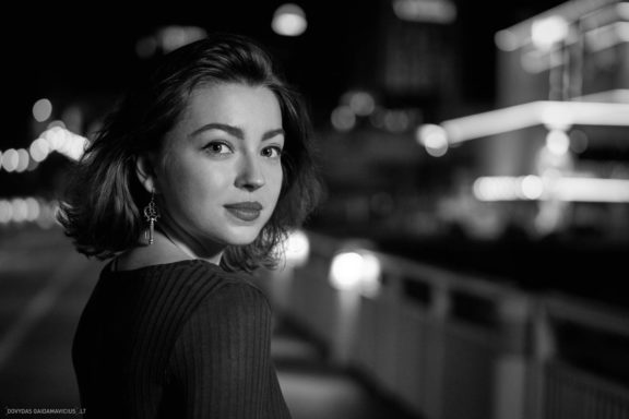 Asmeninė fotosesija: Vakaras mieste, Vilnius Dovilė Seikalytė Fotografas: Dovydas Gaidamavičius