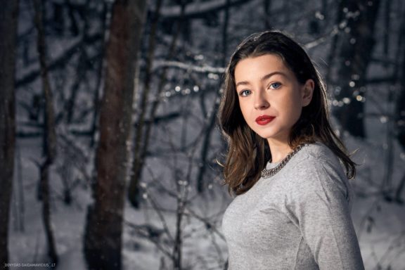 Asmeninė fotosesija: Žiema miške Dovilė Seikalytė, Vilnius Fotografas: Dovydas Gaidamavičius