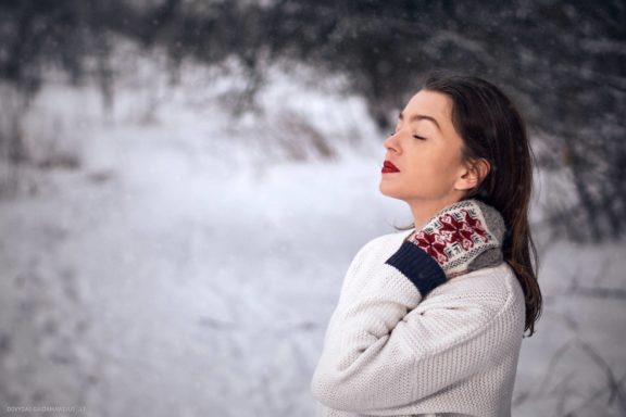Asmeninė fotosesija: Žiema miške Dovilė Seikalytė, Vilnius Fotografas: Dovydas Gaidamavičius