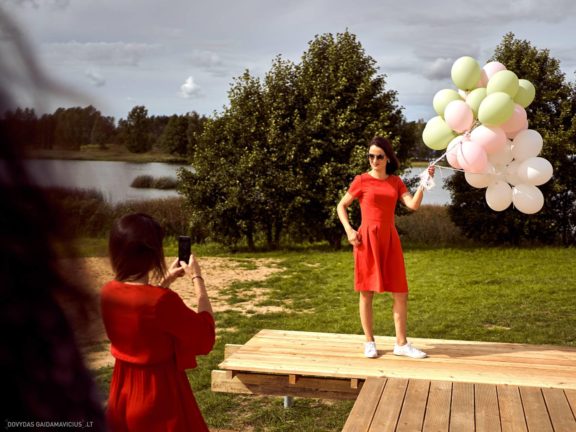 Mergvakaris vandenyje - Erika Bružienė, #BOBos team - Best on boards, Wind Port, Elektrėnai Fotografas: Dovydas Gaidamavičius