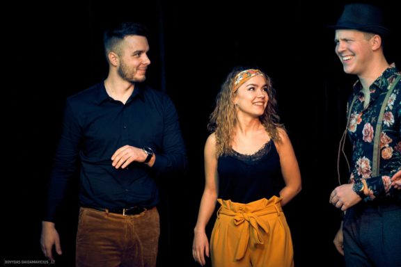 „Šokam į vakarėlį“ šokių renginys „Teatro klube“, Gintarė Malinauskaitė, Gintarės šokių ir laisvalaikio studja, Kaunas, Fotografas: Dovydas Gaidamavičius