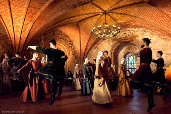 Trakų Pilis Spektaklis legenda apie Birutę ir Kęstutį Sietuva 