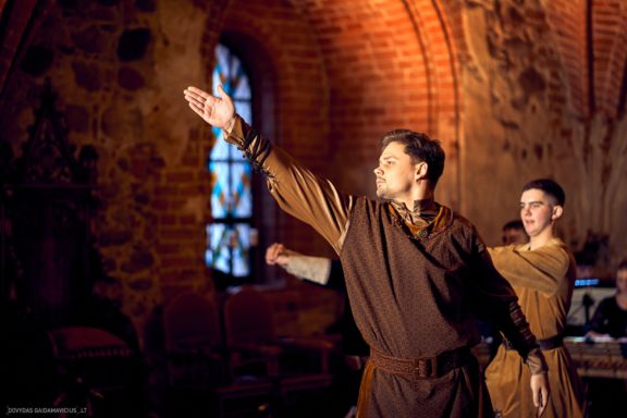 Trakų Pilis Spektaklis legenda apie Birutę ir Kęstutį Sietuva 