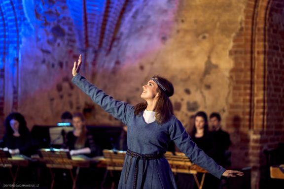 Trakų Pilis Spektaklis legenda apie Birutę ir Kęstutį Sietuva 