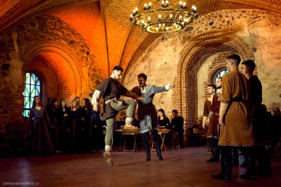 Trakų Pilis Spektaklis legenda apie Birutę ir Kęstutį Sietuva 