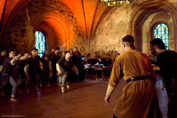 Trakų Pilis Spektaklis legenda apie Birutę ir Kęstutį Sietuva 
