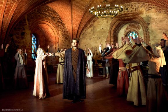 Trakų Pilis Spektaklis legenda apie Birutę ir Kęstutį Sietuva 