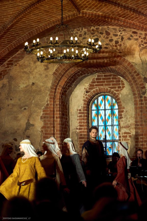 Trakų Pilis Spektaklis legenda apie Birutę ir Kęstutį Sietuva 