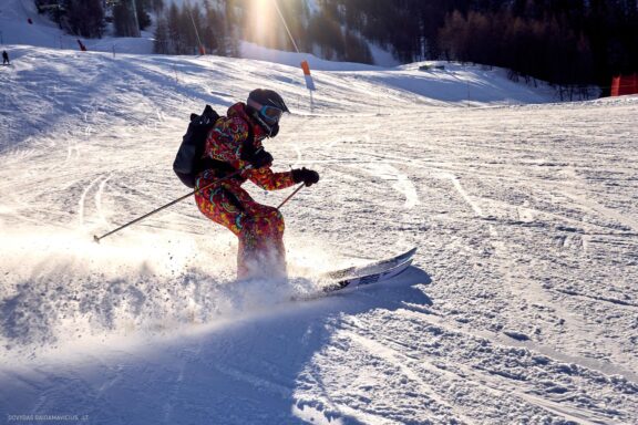 Prancūzija Serre Chevalier, France, Kelionė, Kalnai, Slidinėjimas, Žiema Fotografas: Dovydas Gaidamavičius © www.DovydasGaidamavicius.lt