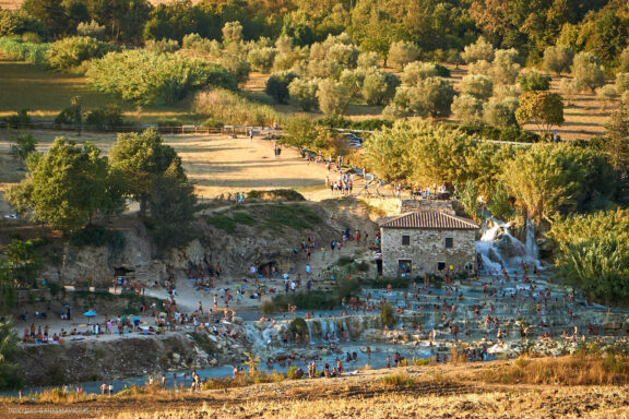 Euro Trip Kelionės nuotraukos Italija, Italy, Saturnia Tuscany Natural Hot Springs Terminės vonios Fotografas: Dovydas Gaidamavičius © www.DovydasGaidamavicius.lt