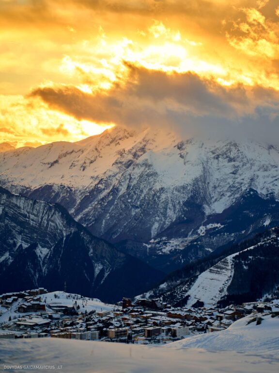 Prancūzija Alpe d'Huez, France, Kelionė, Kalnai, Slidinėjimas, Žiema Fotografas: Dovydas Gaidamavičius Dovis www.Dovis.lt © www.DovydasGaidamavicius.lt 